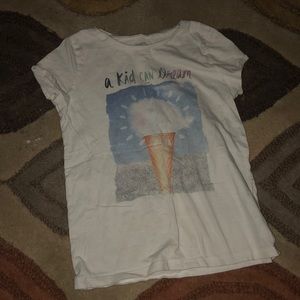 A young girls T-shirt